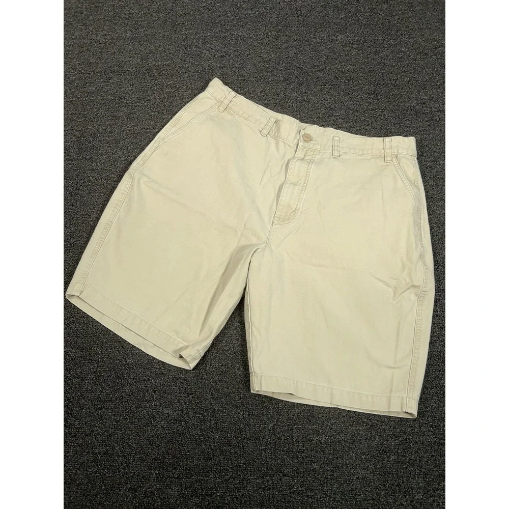 Vintage Patagonia Organic Cotton Shorts Men 38 (Fits 36) Embroidered Khaki 9
